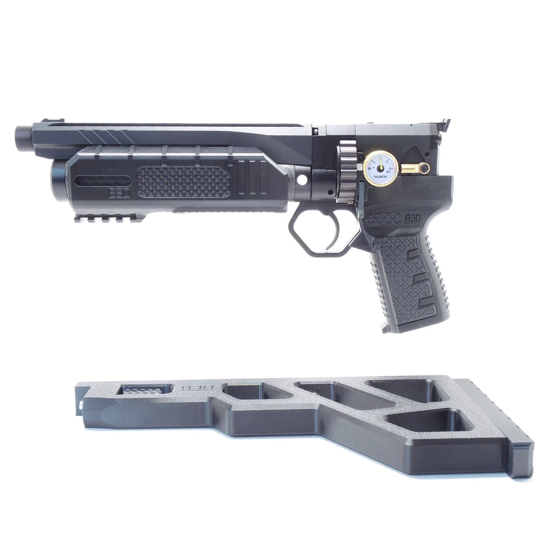 Compact Pellet Toy Gun Carbine Huben GK1