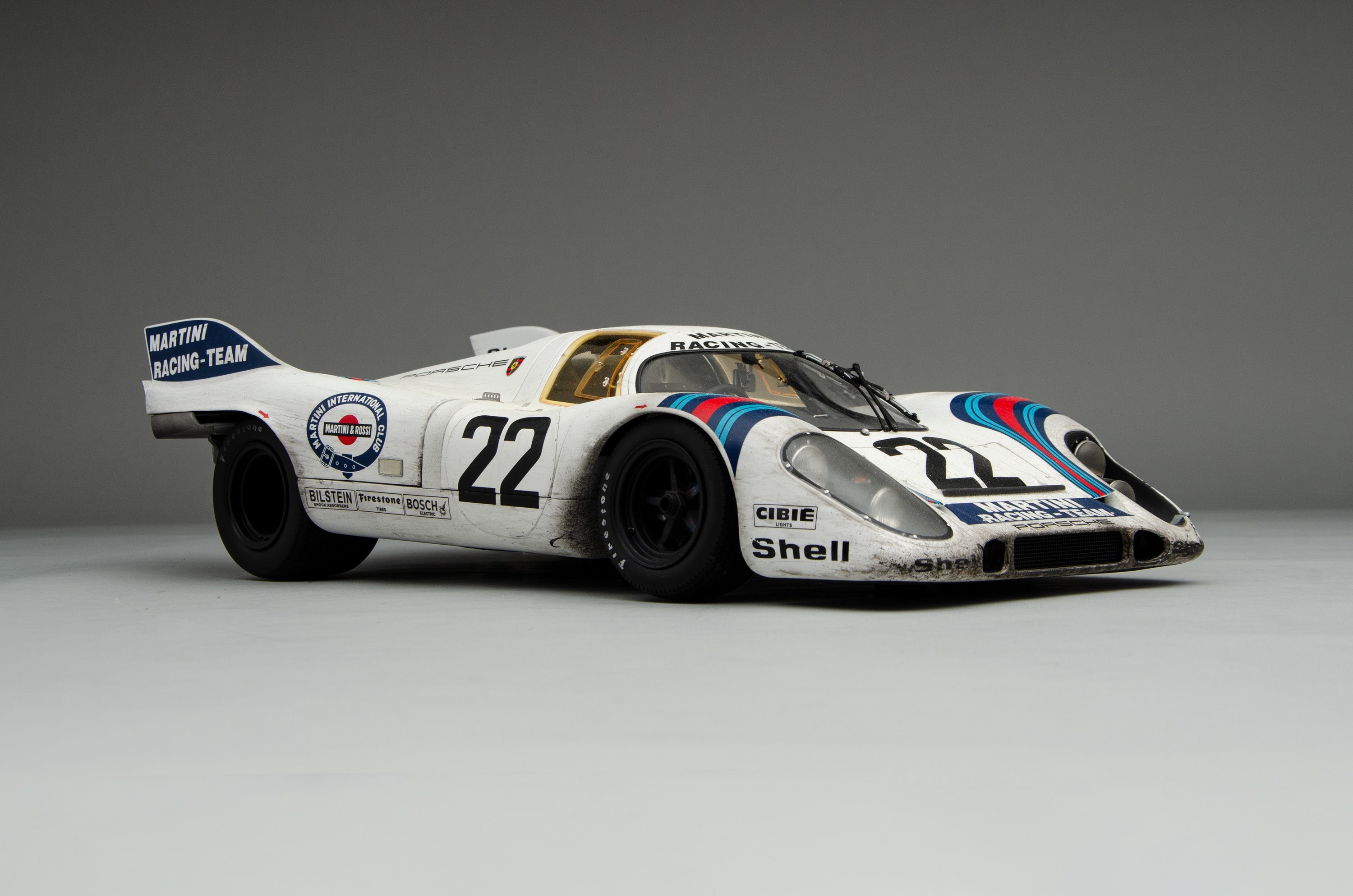 Porsche 917 KH - 1971 Le Mans Winner - Martini Livery - Race Weathered