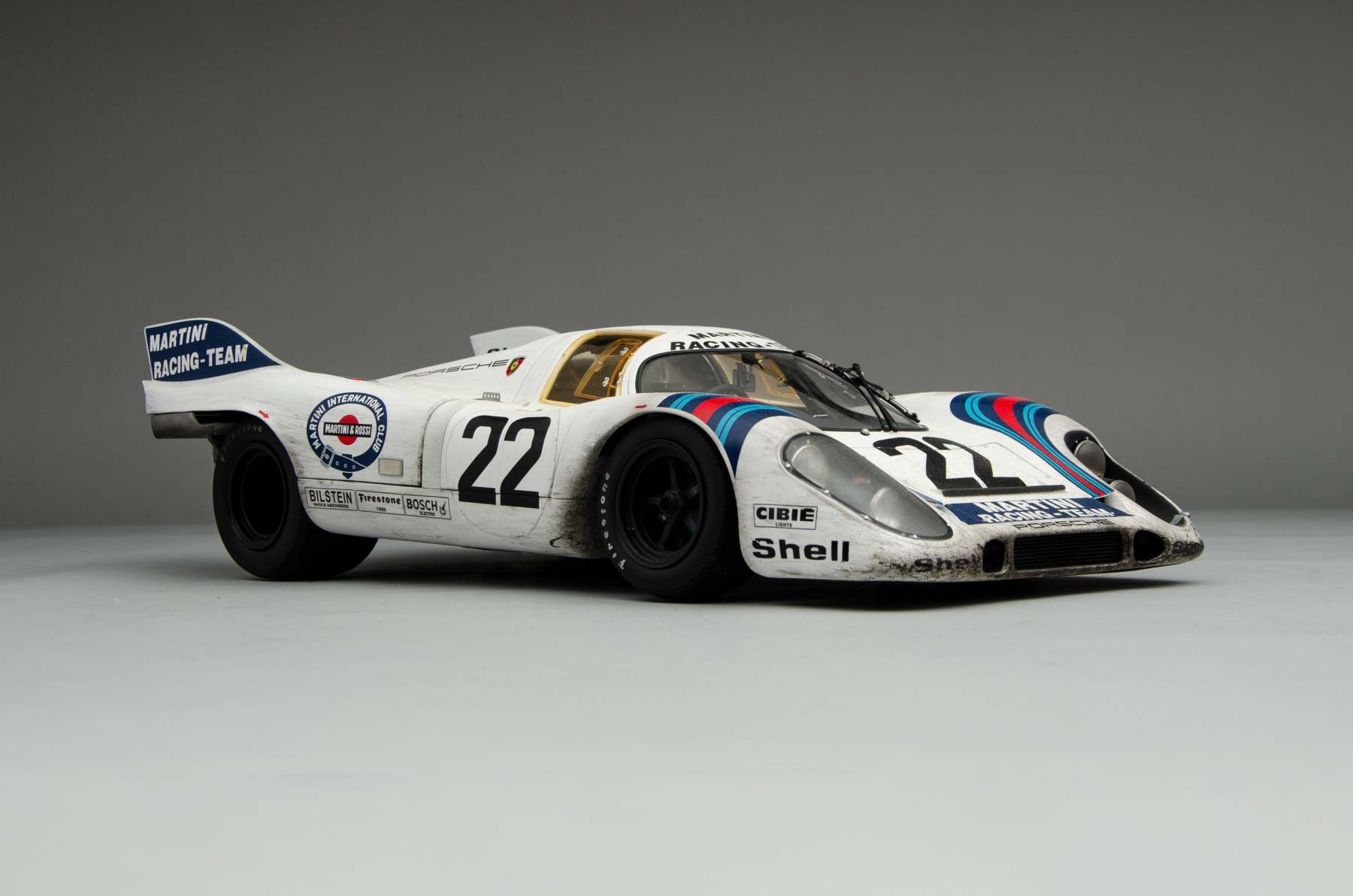Porsche 917 KH - 1971 Le Mans Winner - Martini Livery - Race Weathered