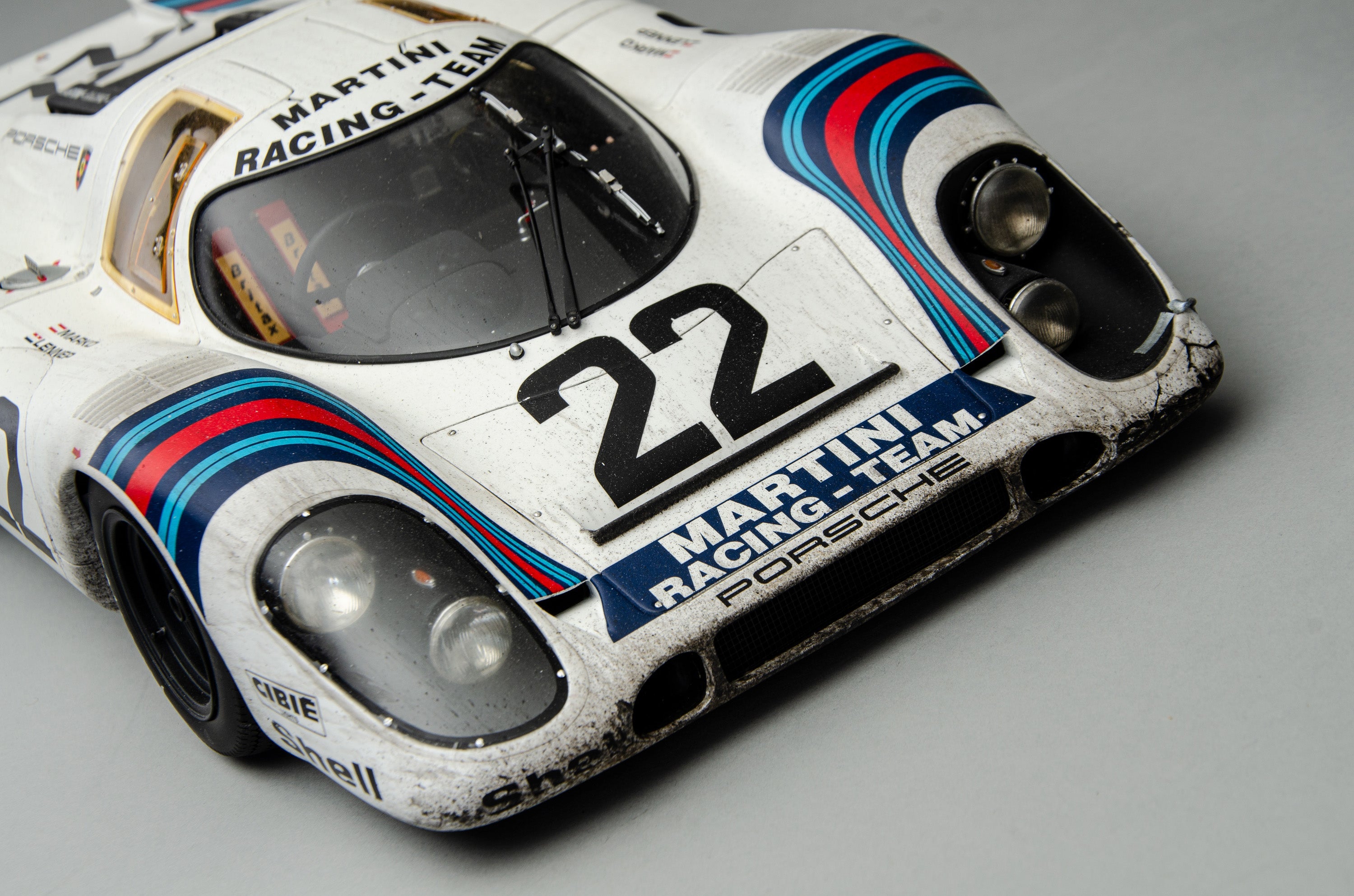 Porsche 917 KH - 1971 Le Mans Winner - Martini Livery - Race Weathered