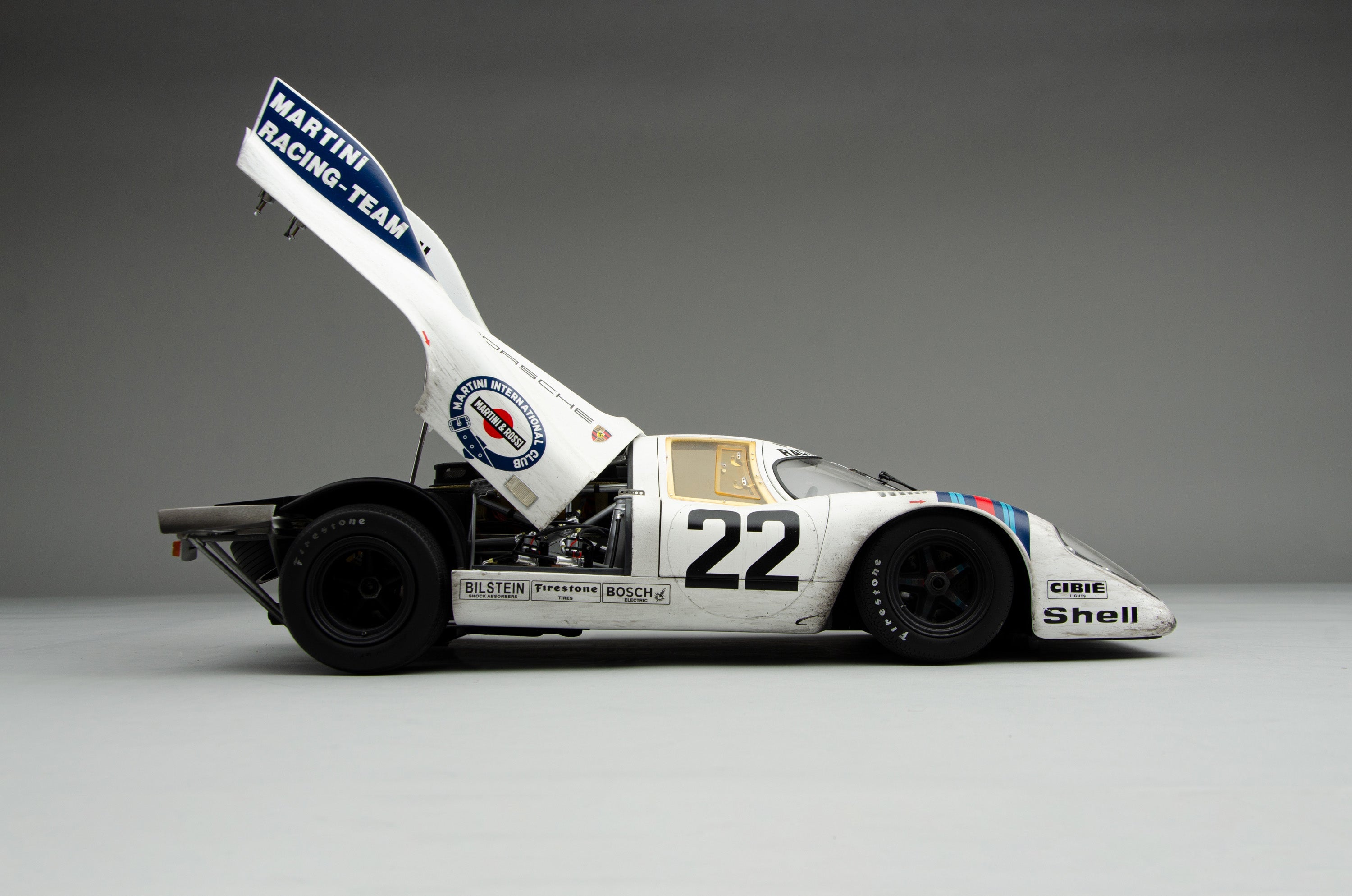 Porsche 917 KH - 1971 Le Mans Winner - Martini Livery - Race Weathered