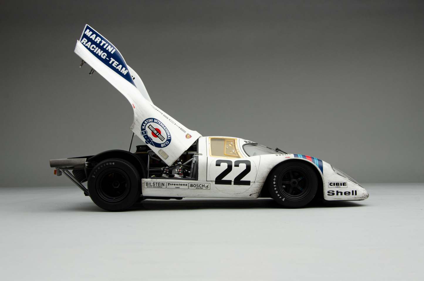 Porsche 917 KH - 1971 Le Mans Winner - Martini Livery - Race Weathered