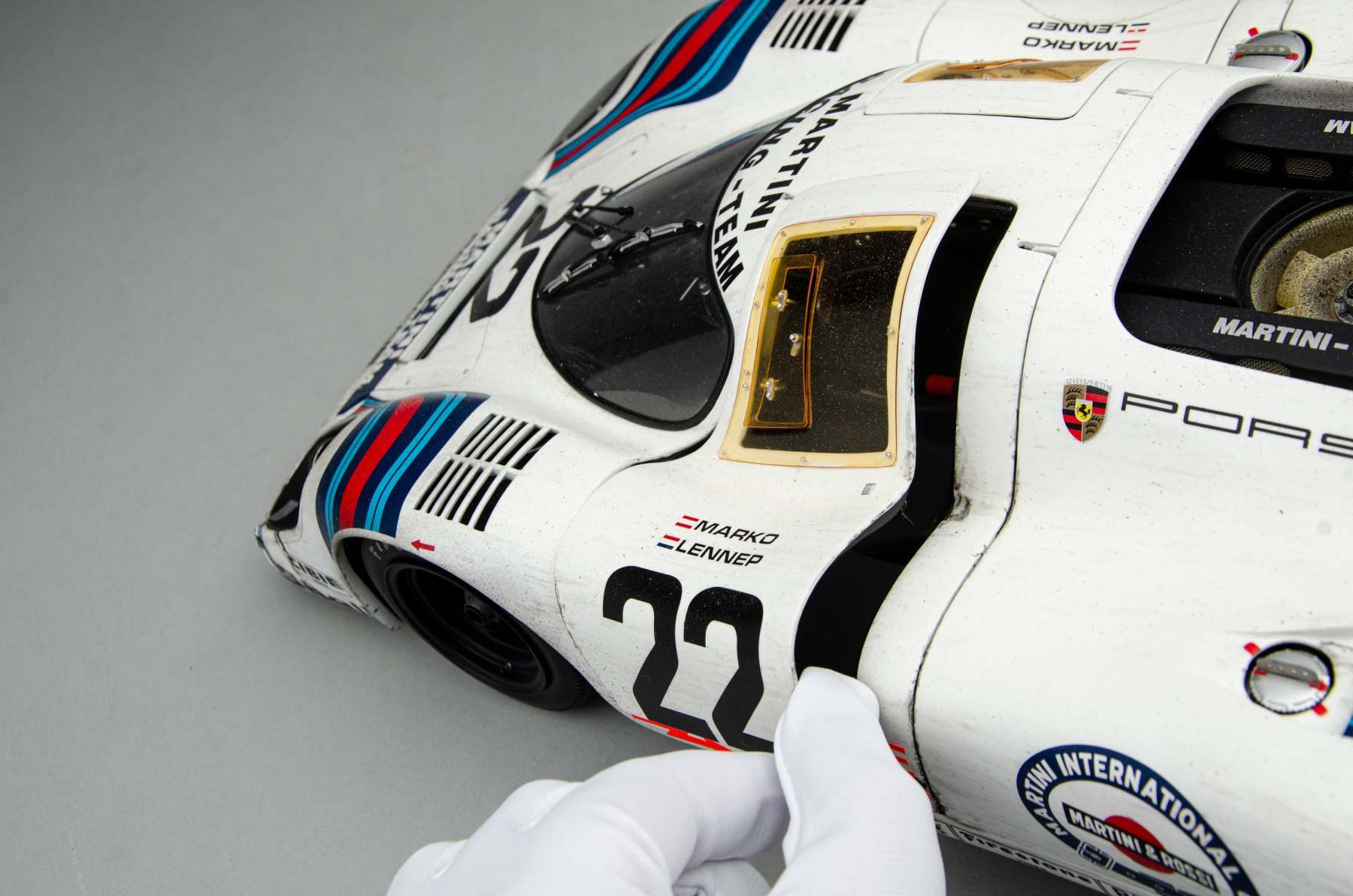 Porsche 917 KH - 1971 Le Mans Winner - Martini Livery - Race Weathered
