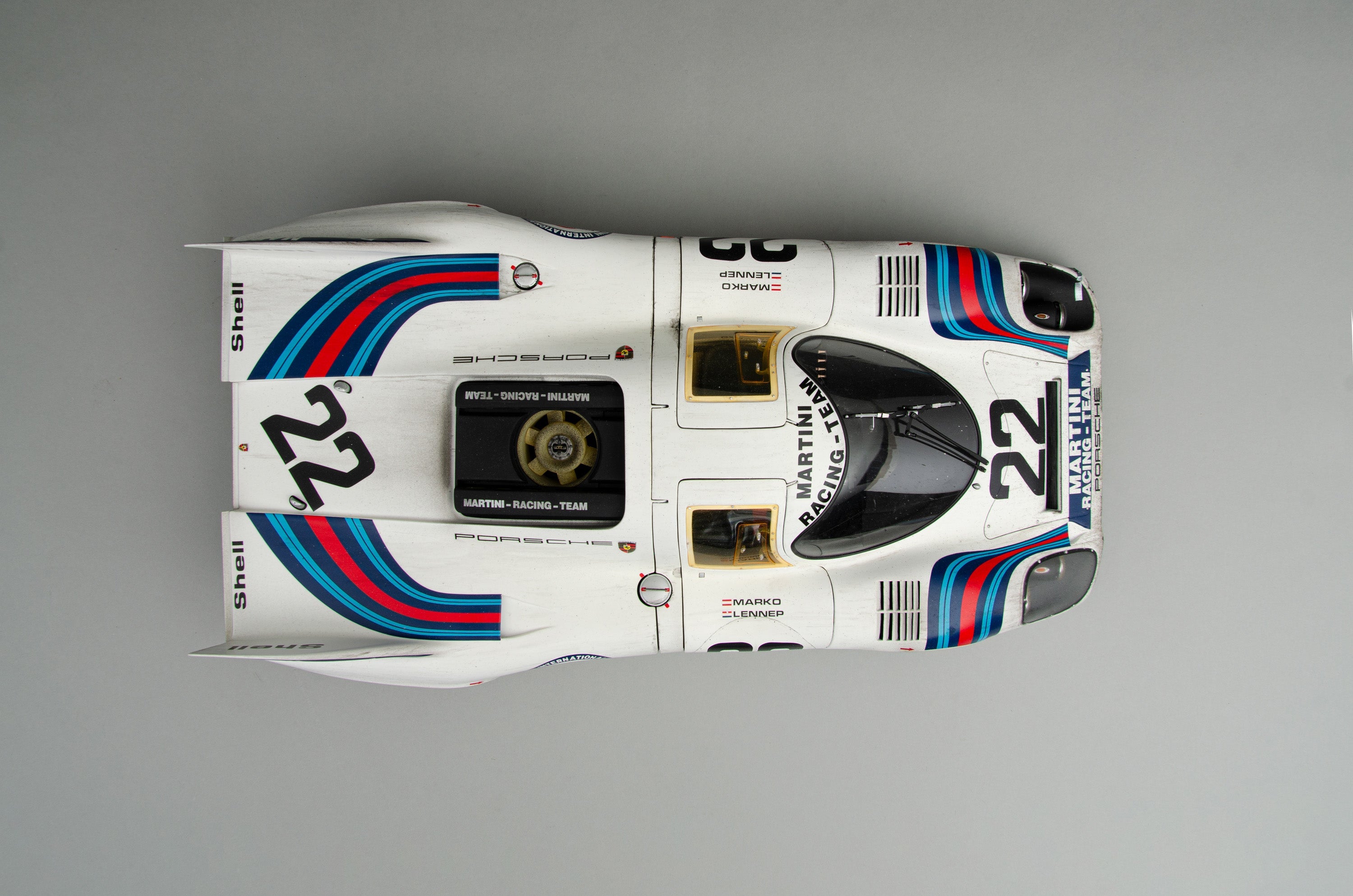 Porsche 917 KH - 1971 Le Mans Winner - Martini Livery - Race Weathered