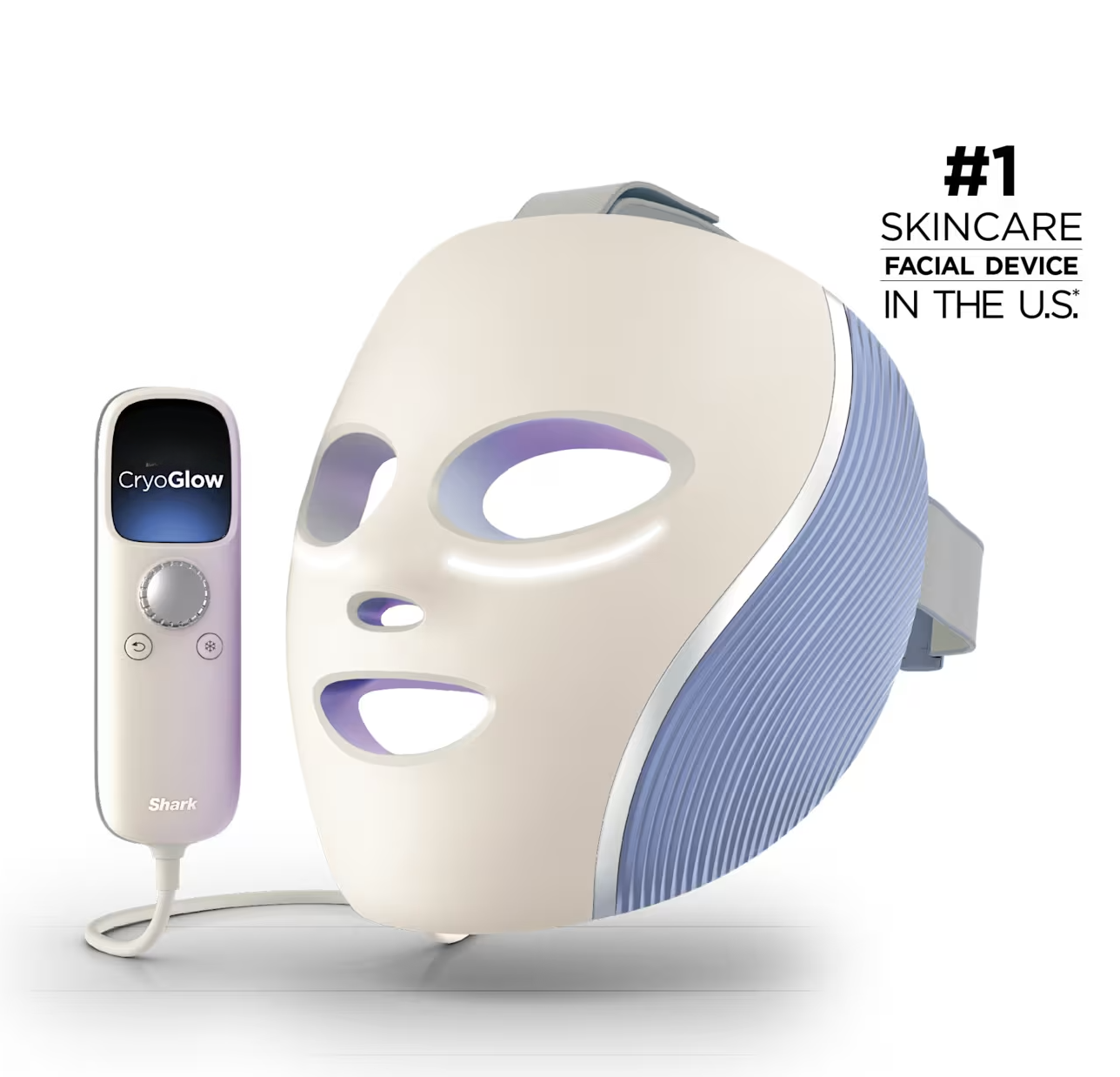 Red Blue & Infrared iQLED Face Mask & Under Eye Cooling