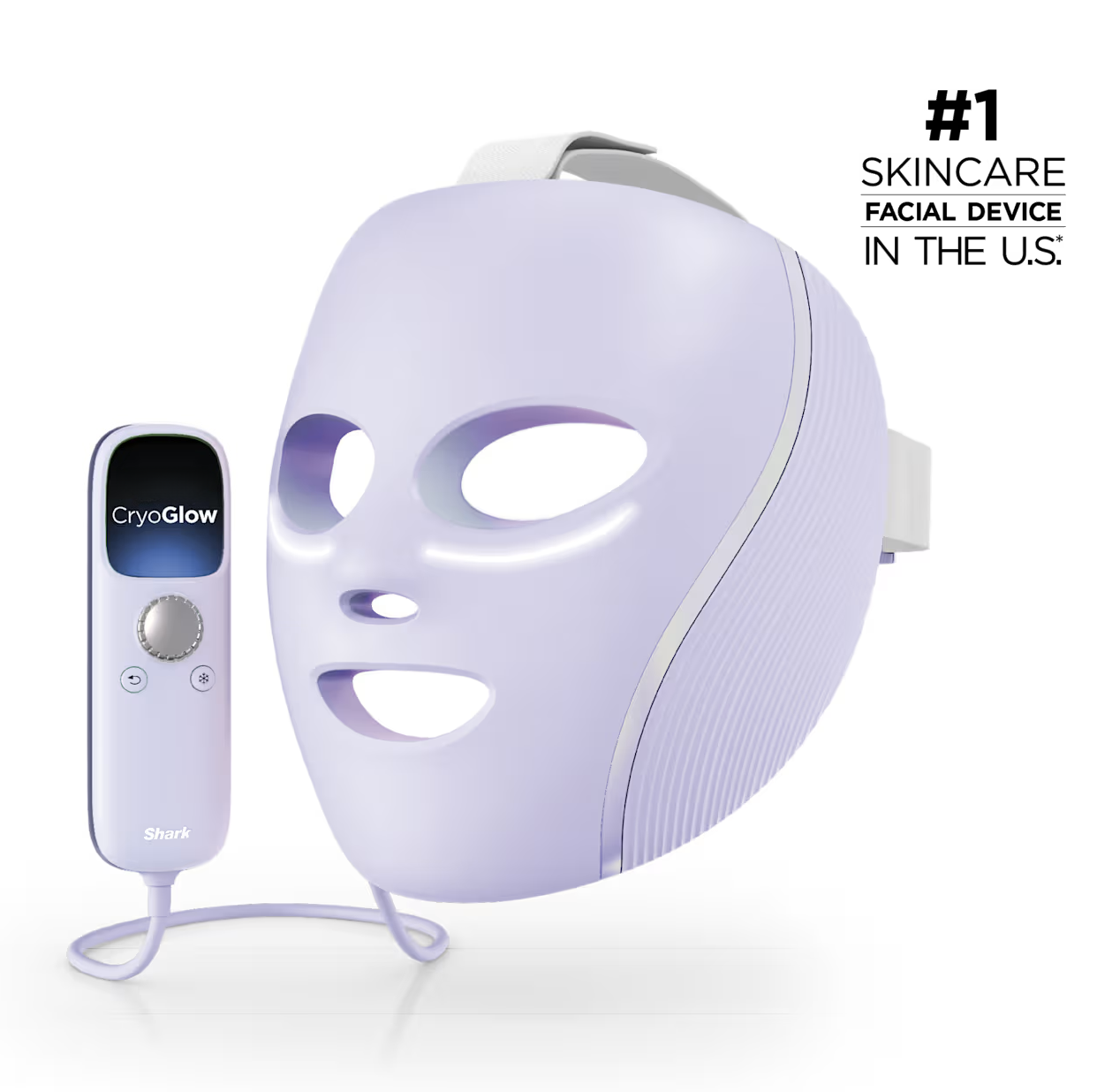 Red Blue & Infrared iQLED Face Mask & Under Eye Cooling