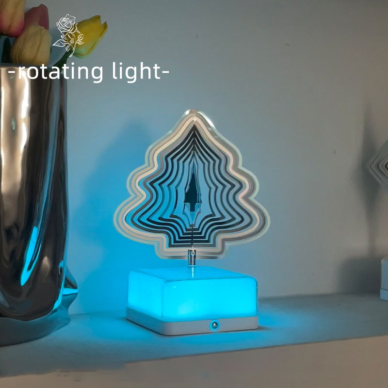 LED 3D Rotating Ambient Night Light