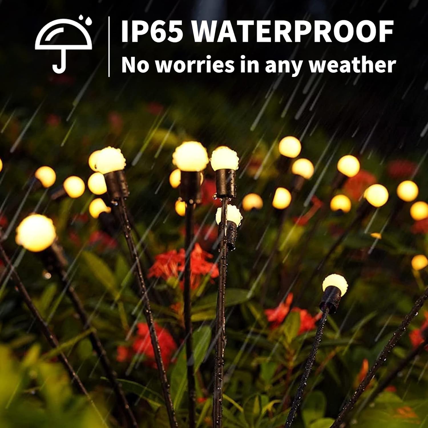 💡10 LED Firefly Lights Solar Lights,  Waterproof Solar Lighting Garden Lighting💡
