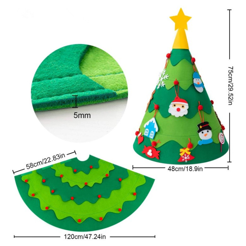 Early Christmas Sale -3D DIY Felt Christmas Tree