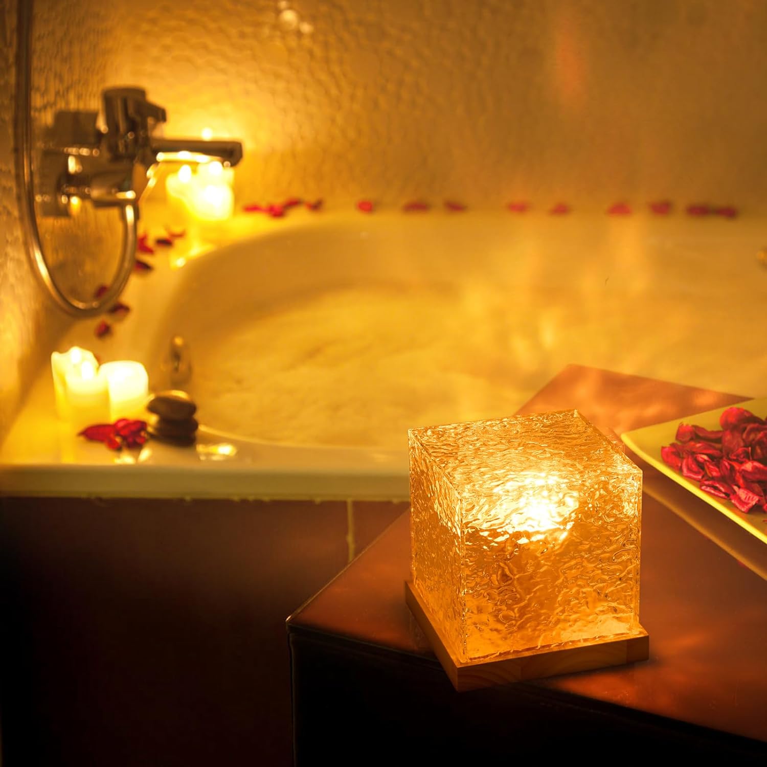 🌈16 Colors Dynamic Water Ripple Night Light