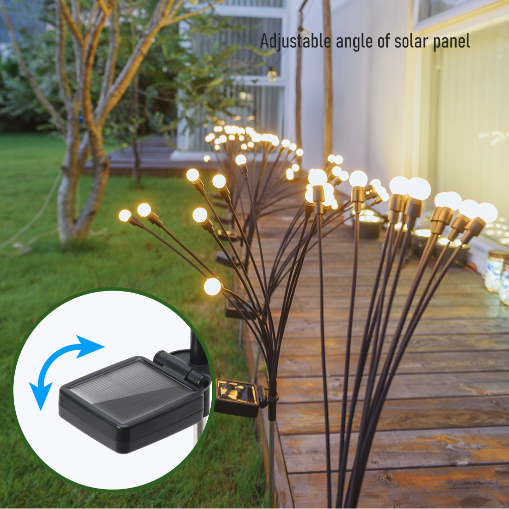 💡10 LED Firefly Lights Solar Lights,  Waterproof Solar Lighting Garden Lighting💡