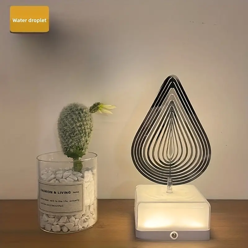 LED 3D Rotating Ambient Night Light