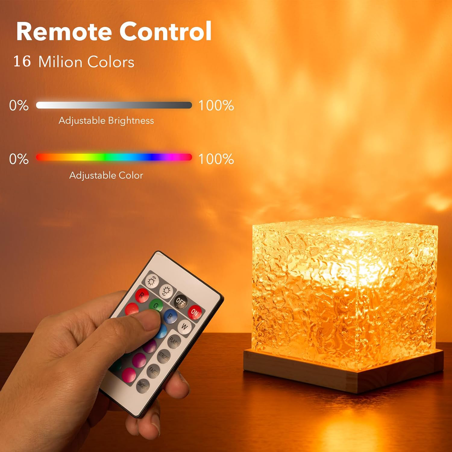 🌈16 Colors Dynamic Water Ripple Night Light——49% OFF🔥