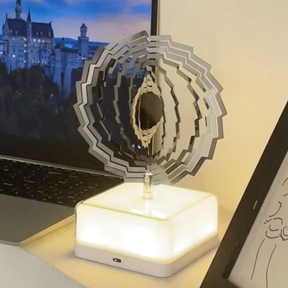 LED 3D Rotating Ambient Night Light