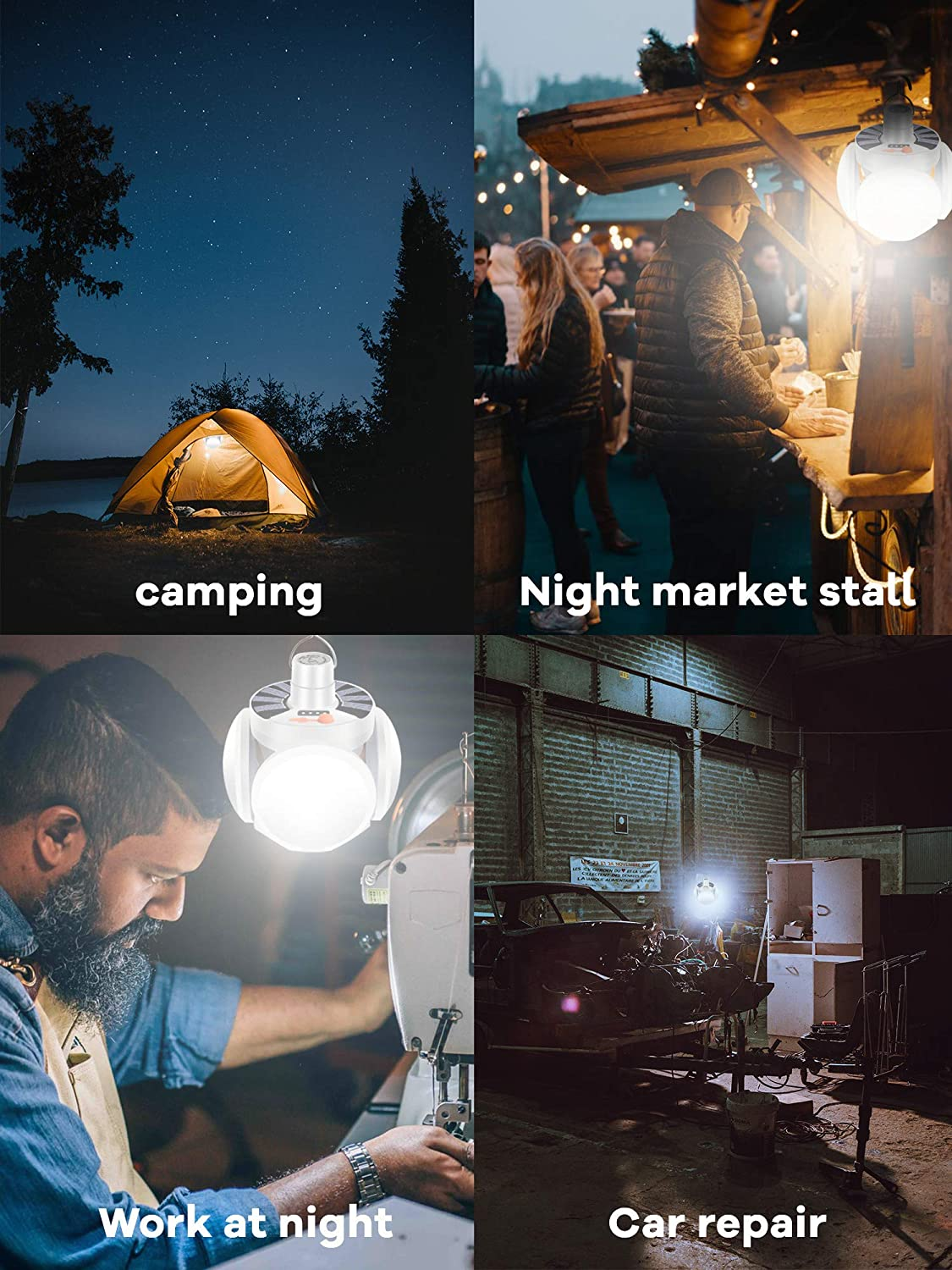 Outdoor Super Bright Solar Collapsible Lantern