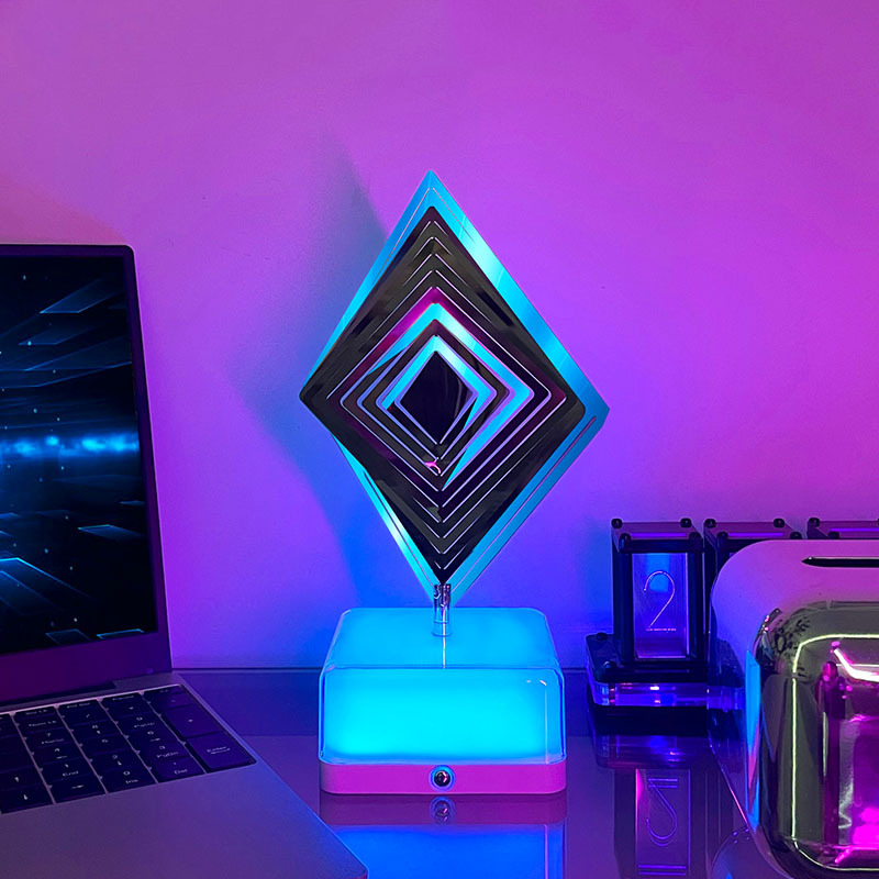 LED 3D Rotating Ambient Night Light