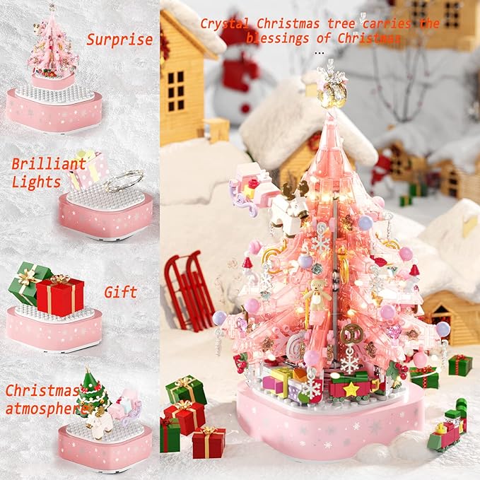 🎄Early Christmas Sales 49% OFF—— DIY Christmas Tree Brick Music Box🎵