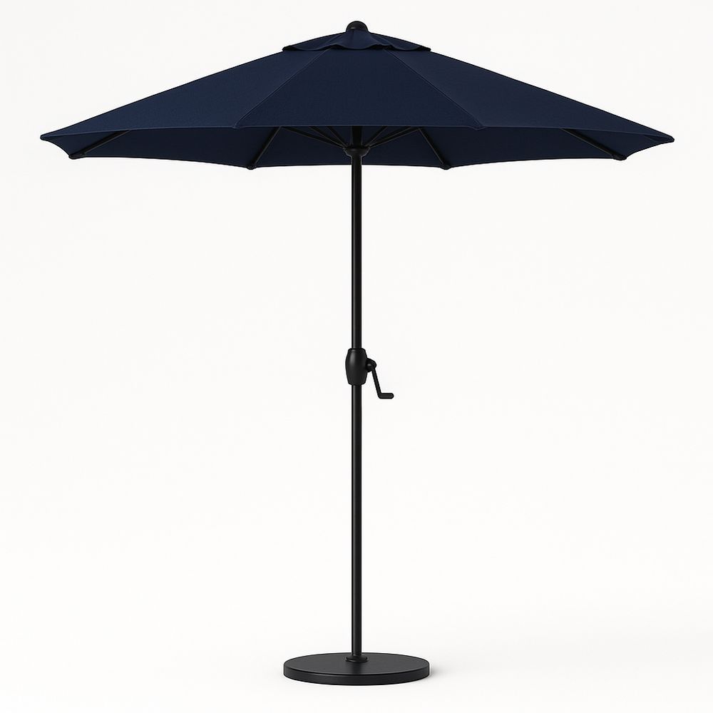 Gartenschirm Sonnenschirm rund Blau Polyester 250cm-Casabrillia