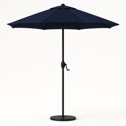 Gartenschirm Sonnenschirm rund Blau Polyester 250cm-Casabrillia