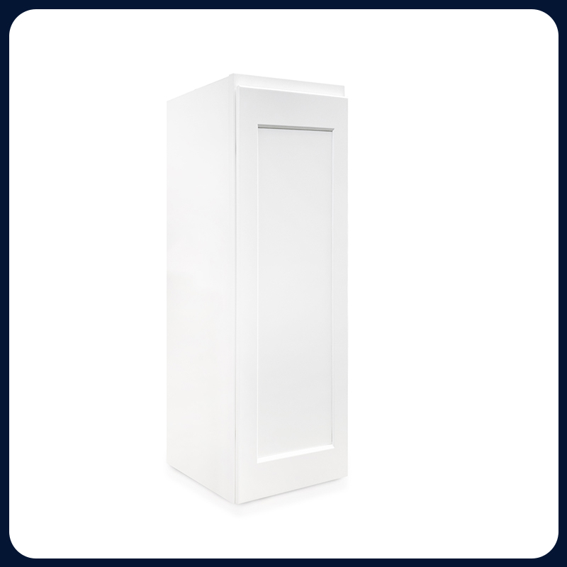 White Shaker RTA Kitchen Cabinet with Soft-Close Doors W1230