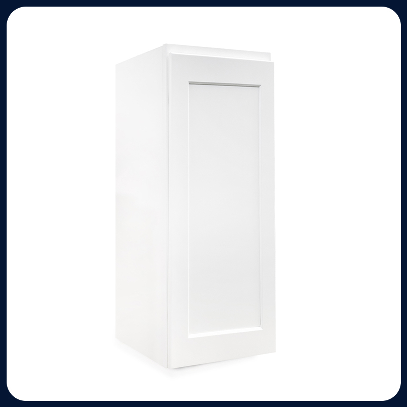White Shaker RTA Kitchen Cabinet with Soft-Close Doors W1830