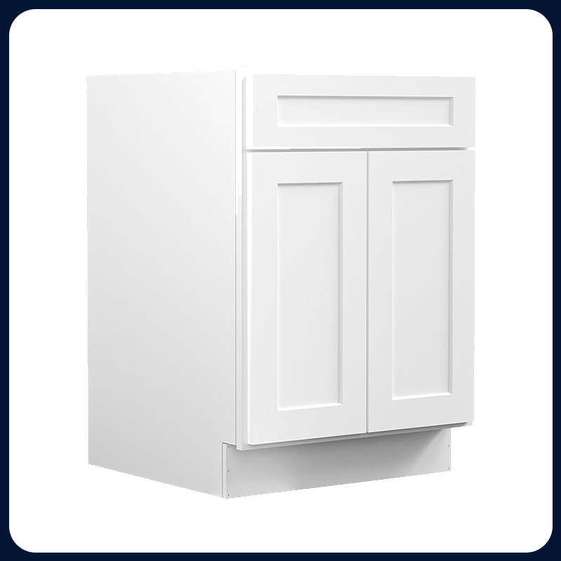 White Shaker RTA Kitchen Cabinet with Soft-Close Doors B30