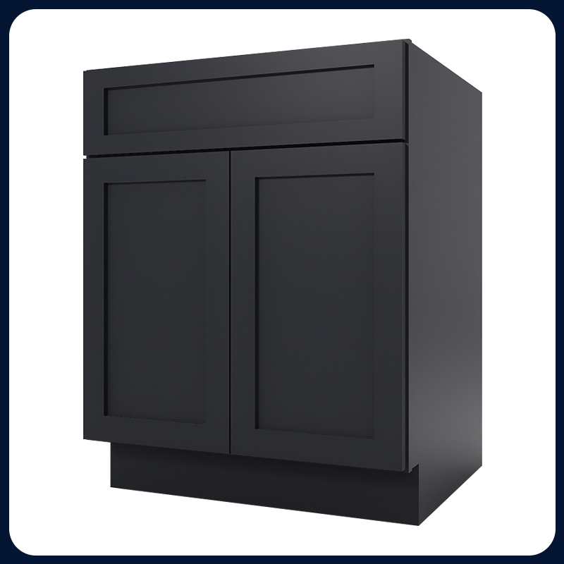 Graphite Shaker RTA Kitchen Cabinet with Soft-Close Doors B27