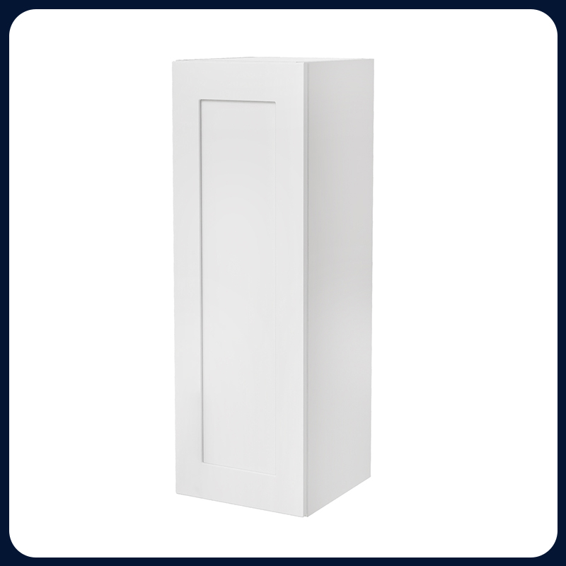 White Shaker RTA Kitchen Cabinet with Soft-Close Doors W0930