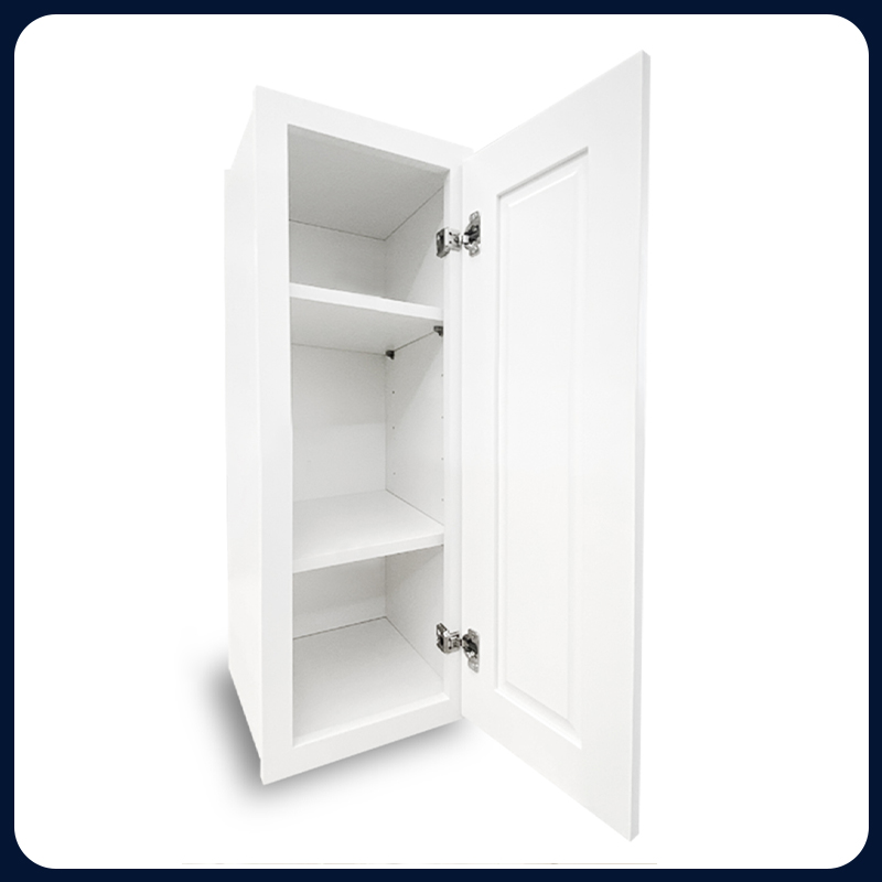 White Shaker RTA Kitchen Cabinet with Soft-Close Doors W1230