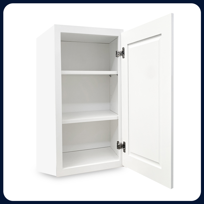 White Shaker RTA Kitchen Cabinet with Soft-Close Doors W1830