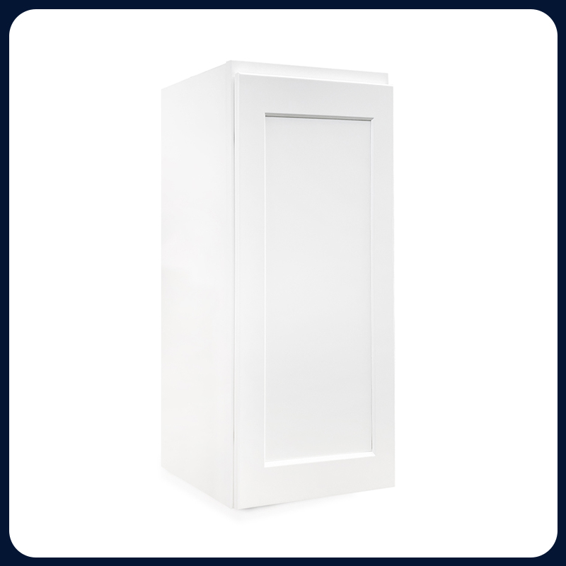 White Shaker RTA Kitchen Cabinet with Soft-Close Doors W2130