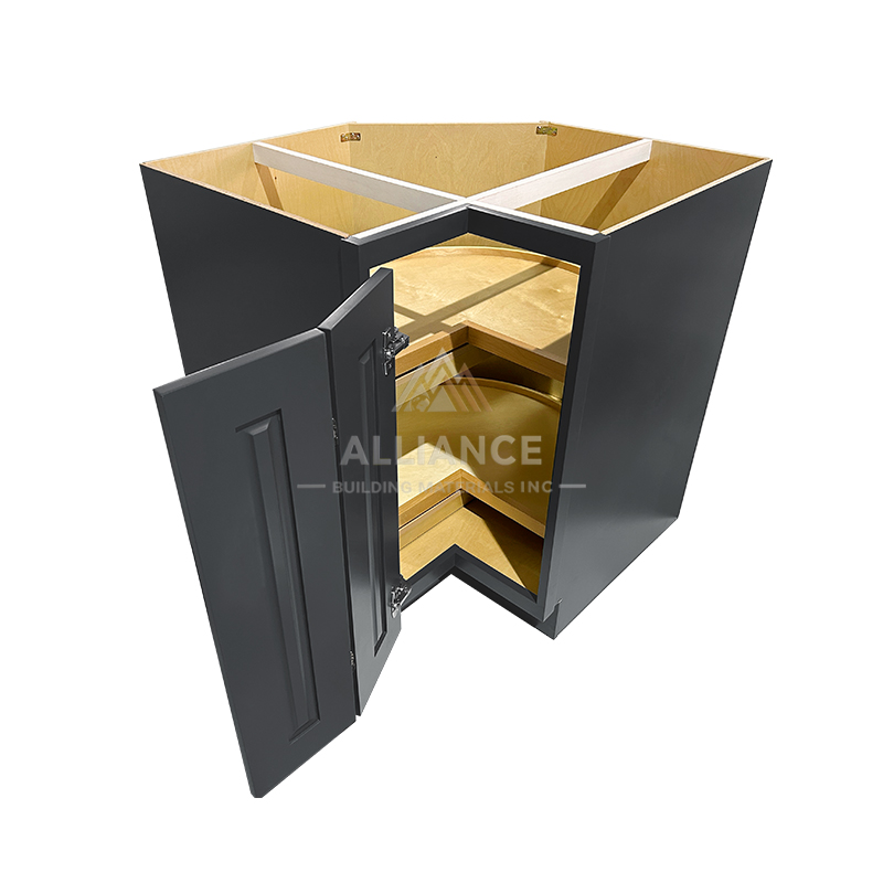 Graphite Kitchen Cabinet Set For U-shape Layout Kitchen Compatible with 108-inch kitchens Small Space 