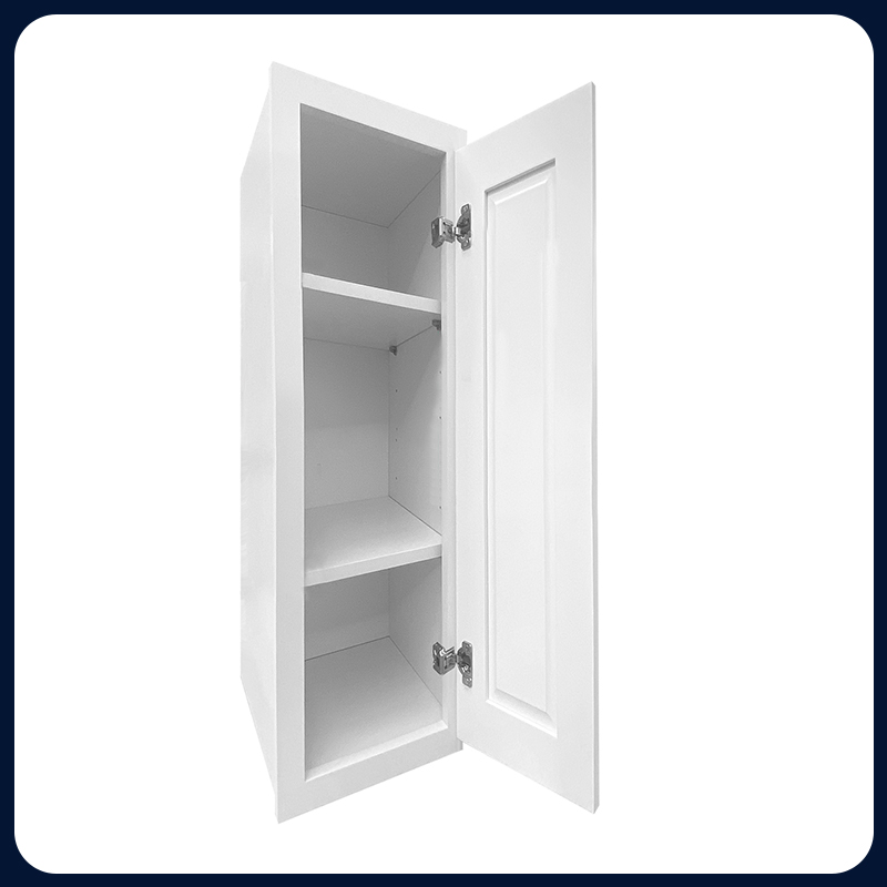 White Shaker RTA Kitchen Cabinet with Soft-Close Doors W0930