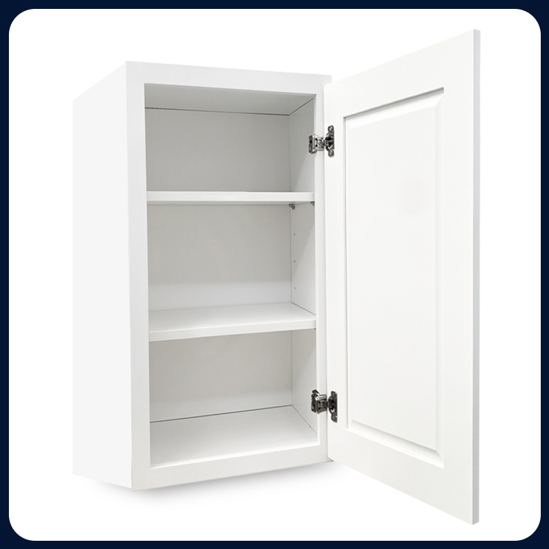 White Shaker RTA Kitchen Cabinet with Soft-Close Doors W2130