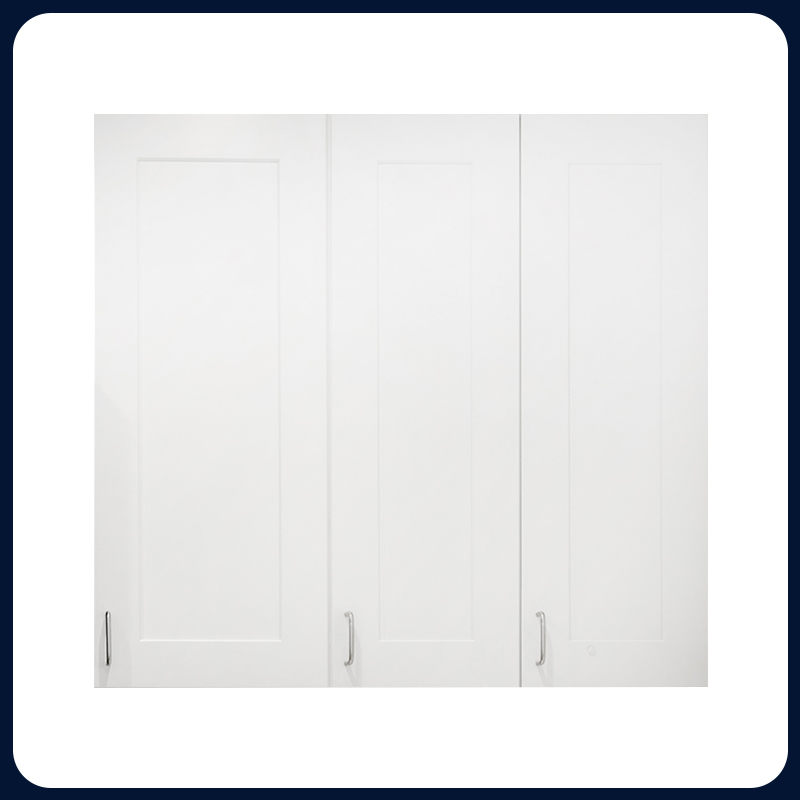 White Shaker RTA Kitchen Cabinet with Soft-Close Doors W0930