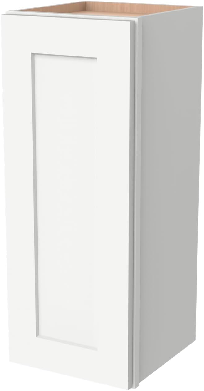 ]White Shaker RTA Kitchen Cabinet with Soft-Close Doors W0930