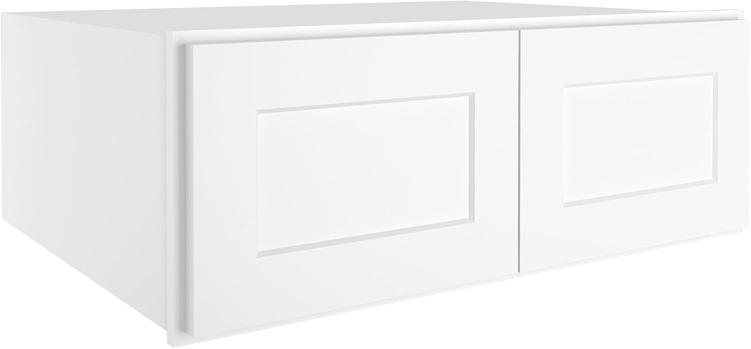 White Shaker RTA Kitchen Cabinet with Soft-Close Doors W301224