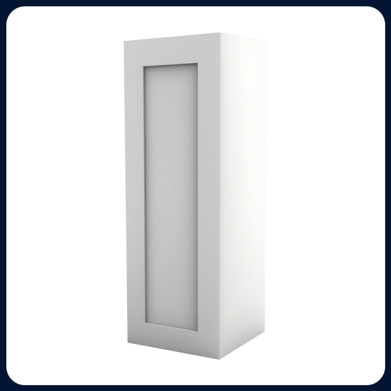 White Shaker RTA Kitchen Cabinet with Soft-Close Doors W0930