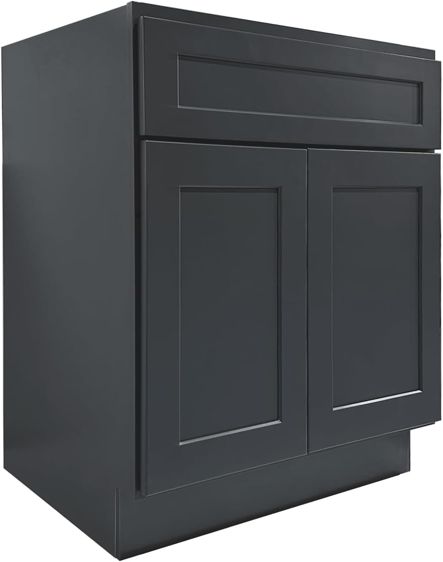 Graphite Shaker RTA Kitchen Cabinet with Soft-Close Doors SD30