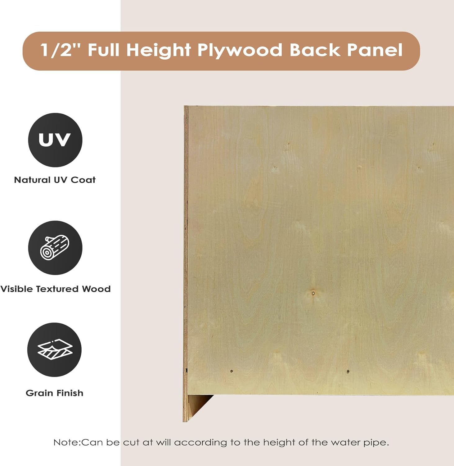 Graphite Shaker RTA Kitchen Cabinet with Soft-Close Doors SD30