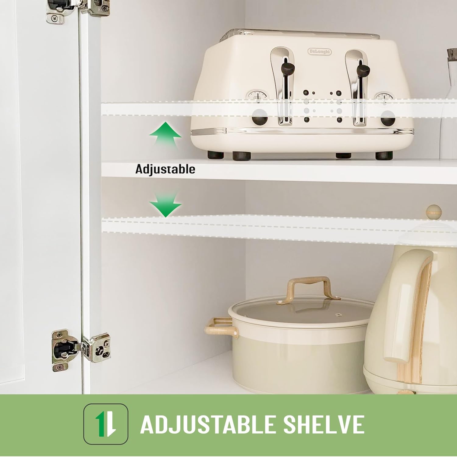 White Shaker RTA Kitchen Cabinet with Soft-Close Doors SB30