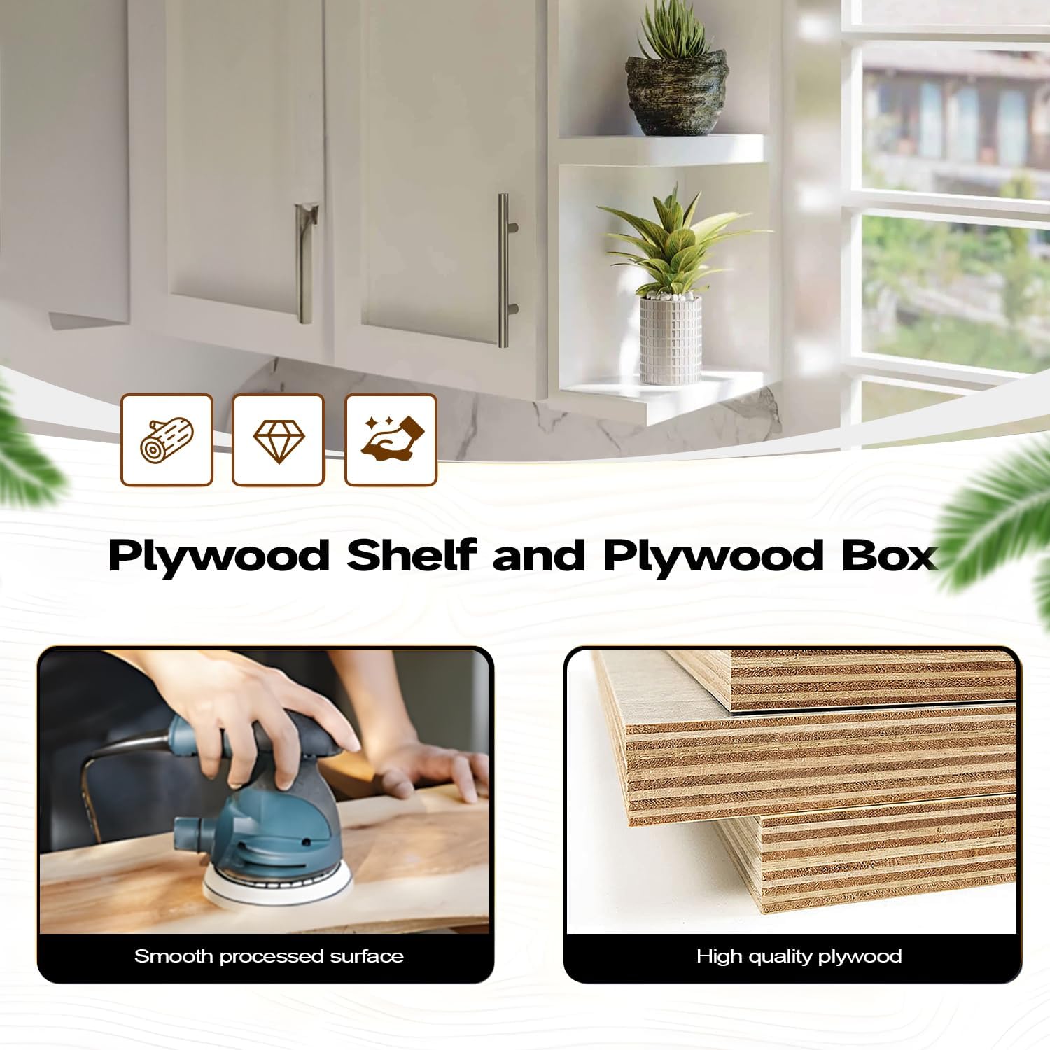 White Shaker RTA Kitchen Cabinet Wall End Open Shelf Cabinets WEOS30