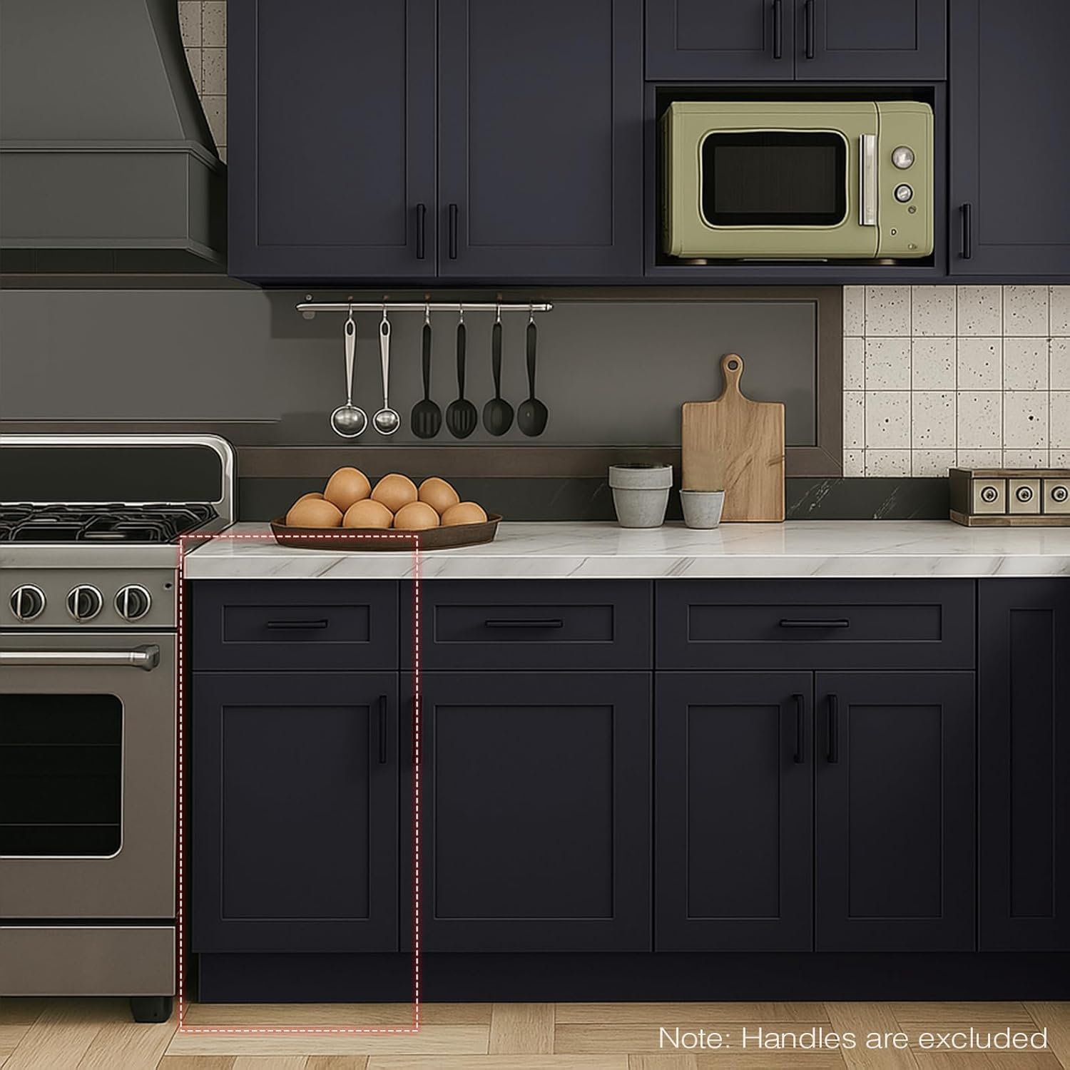 Graphite Shaker RTA Kitchen Cabinet with Soft-Close Doors B21