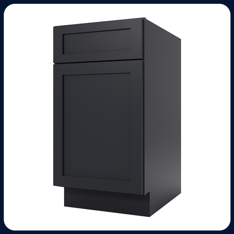 Graphite Shaker RTA Kitchen Cabinet with Soft-Close Doors B18