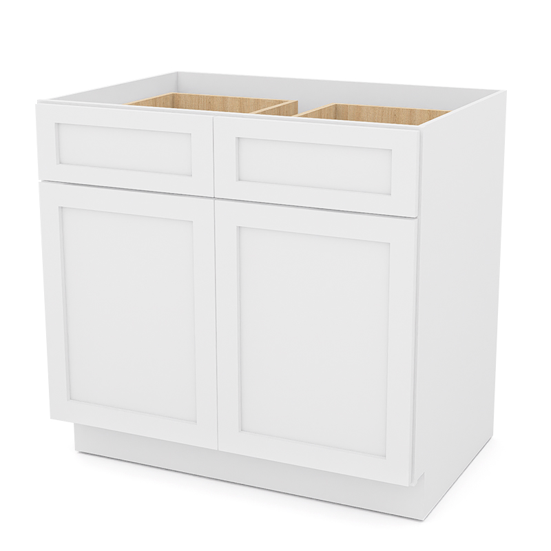 White Shaker RTA Kitchen Cabinet with Soft-Close Doors B36