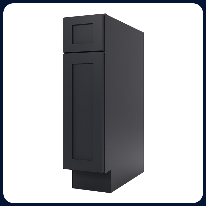 Graphite Shaker RTA Kitchen Cabinet with Soft-Close Doors B09 