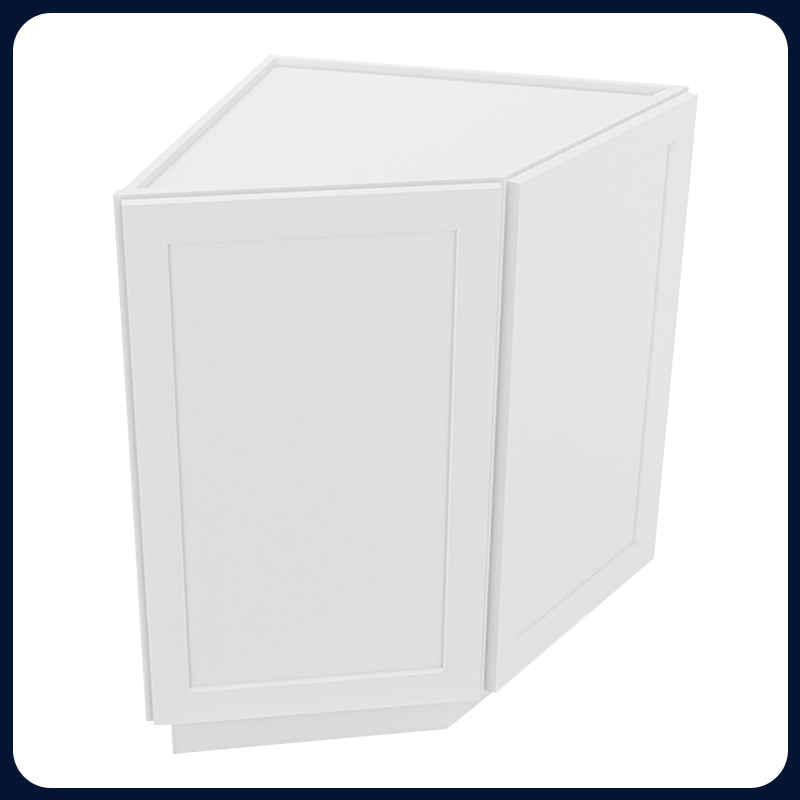 White Shaker RTA Kitchen Cabinet Base End Cabinet BEC24