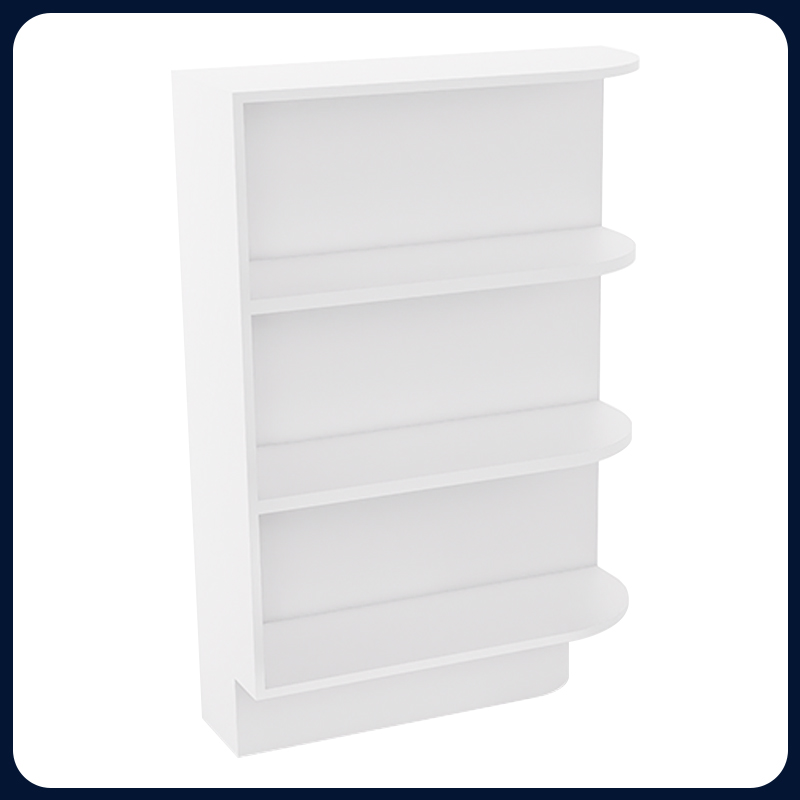 White Shaker RTA Kitchen Cabinet Base End Shelf Cabinet BES09