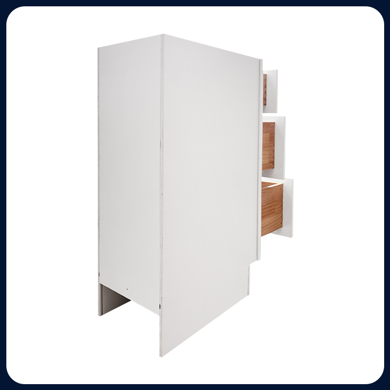White Shaker RTA Kitchen Cabinet with Soft-Close Doors DB27