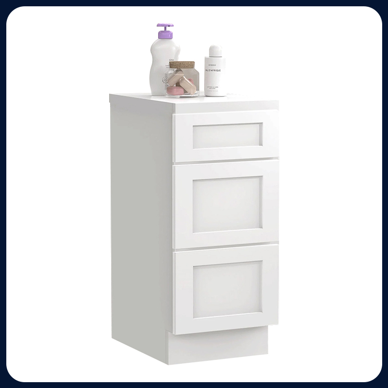 White Shaker RTA Kitchen Cabinet with Soft-Close Doors DB27